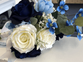 Blue Bride Bouquet