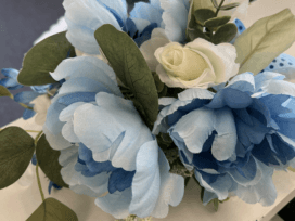 Blue Brides Maid Bouquet